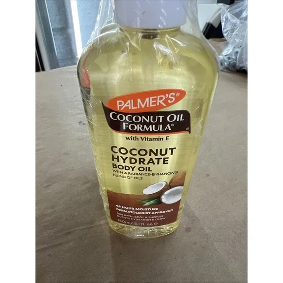 Palmers Coconut Body Oil W/ Vitamin E. 5.1oz. - 3 Bottles - Picture 2 of 3